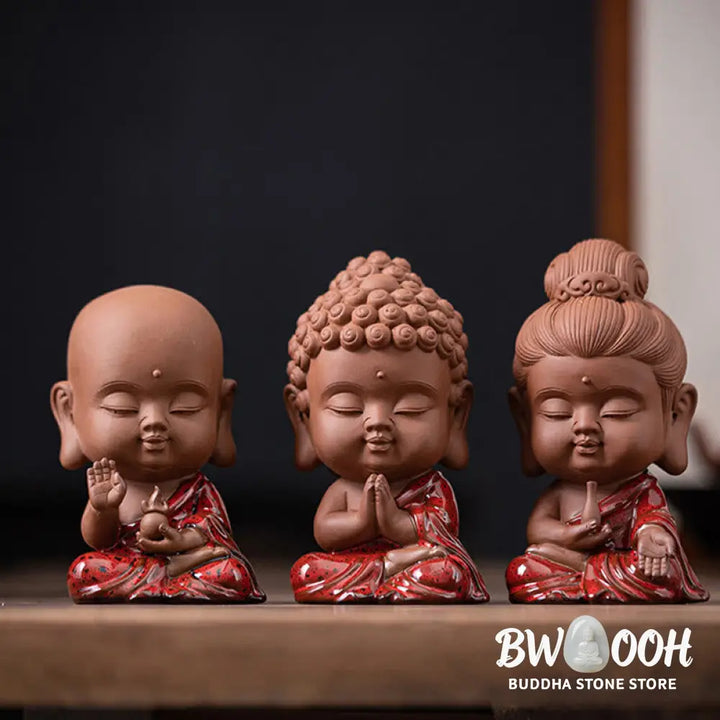 BWOOOH handcrafted Kwan Yin statue - Mini Gautama Buddha Sakyamuni Kwan 