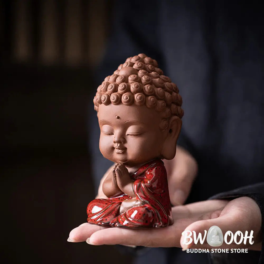 BWOOOH handcrafted Kwan Yin statue - Mini Gautama Buddha Sakyamuni Kwan 