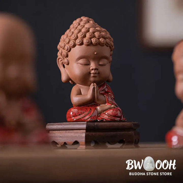 BWOOOH handcrafted Kwan Yin statue - Mini Gautama Buddha Sakyamuni Kwan 