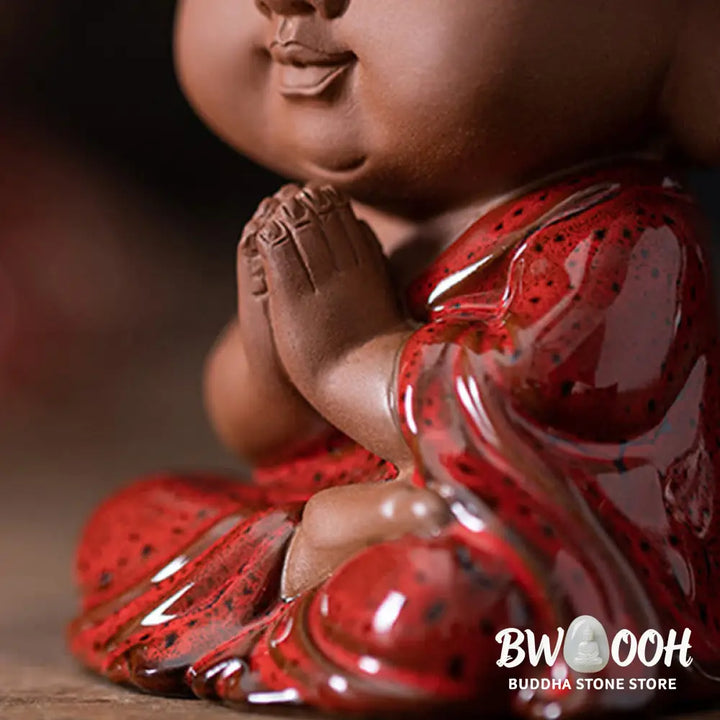 BWOOOH handcrafted Kwan Yin statue - Mini Gautama Buddha Sakyamuni Kwan 
