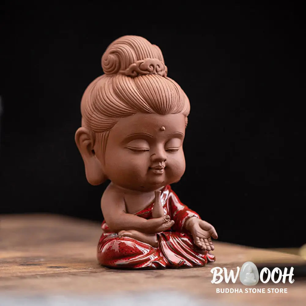 BWOOOH handcrafted Kwan Yin statue - Mini Gautama Buddha Sakyamuni Kwan 