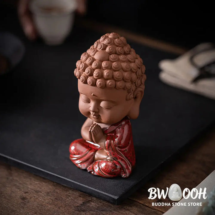 BWOOOH handcrafted Kwan Yin statue - Mini Gautama Buddha Sakyamuni Kwan 