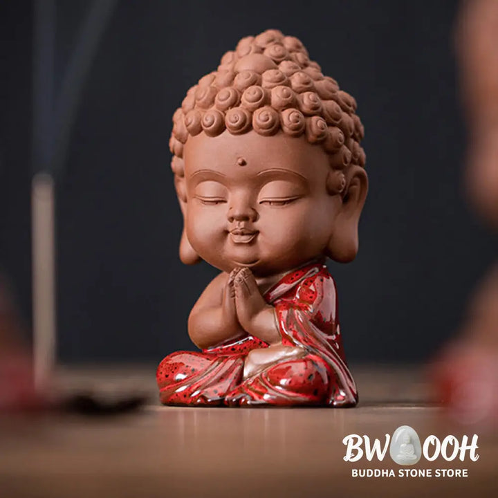 BWOOOH handcrafted Kwan Yin statue - Mini Gautama Buddha Sakyamuni Kwan 