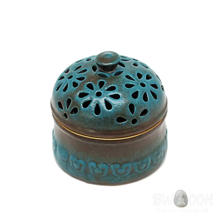BWOOOH ceramic incense burner - Mini Hollow Spiritual Meditation Ce