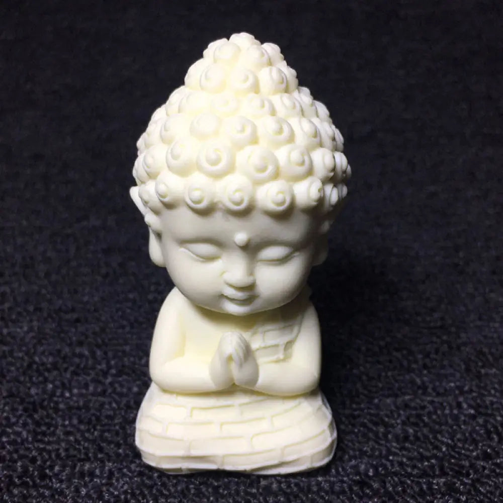 BWOOOH handcrafted Kwan Yin statue - Mini Ivory Fruit Tathagata Buddha L