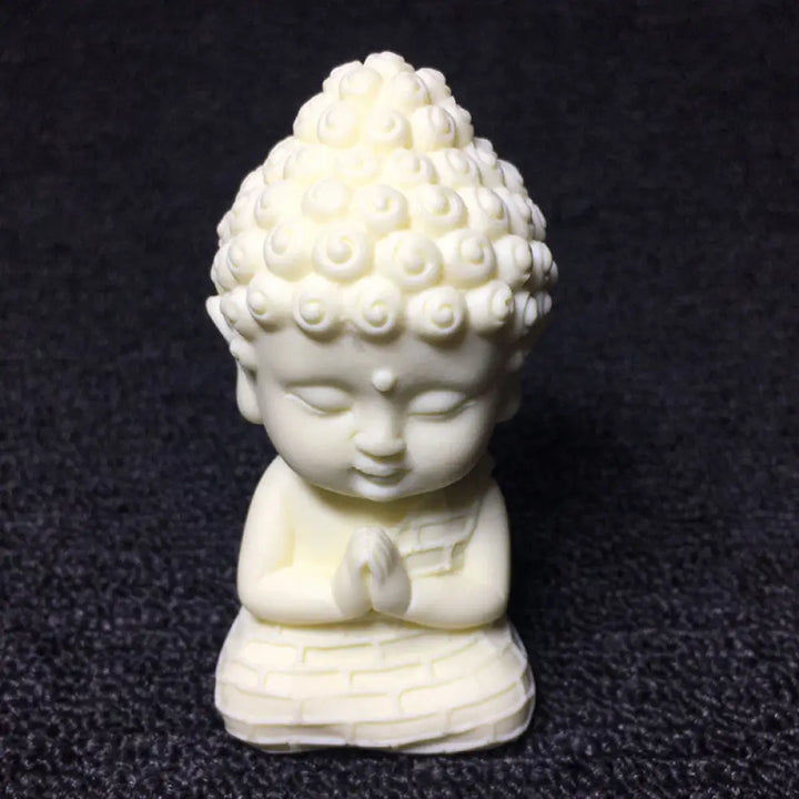 BWOOOH handcrafted Kwan Yin statue - Mini Ivory Fruit Tathagata Buddha L