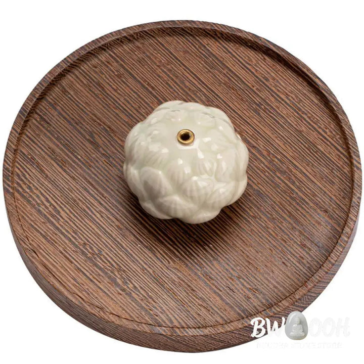 BWOOOH ceramic incense burner - Mini Lotus Flower Meditation Cerami