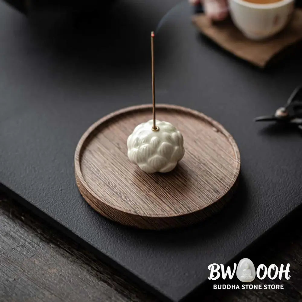 BWOOOH ceramic incense burner - Mini Lotus Flower Meditation Cerami