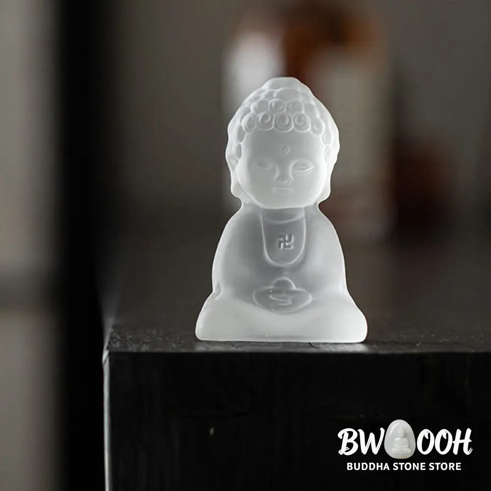 BWOOOH handcrafted Buddha statue - Mini Tathagata Buddha Liuli Serenit