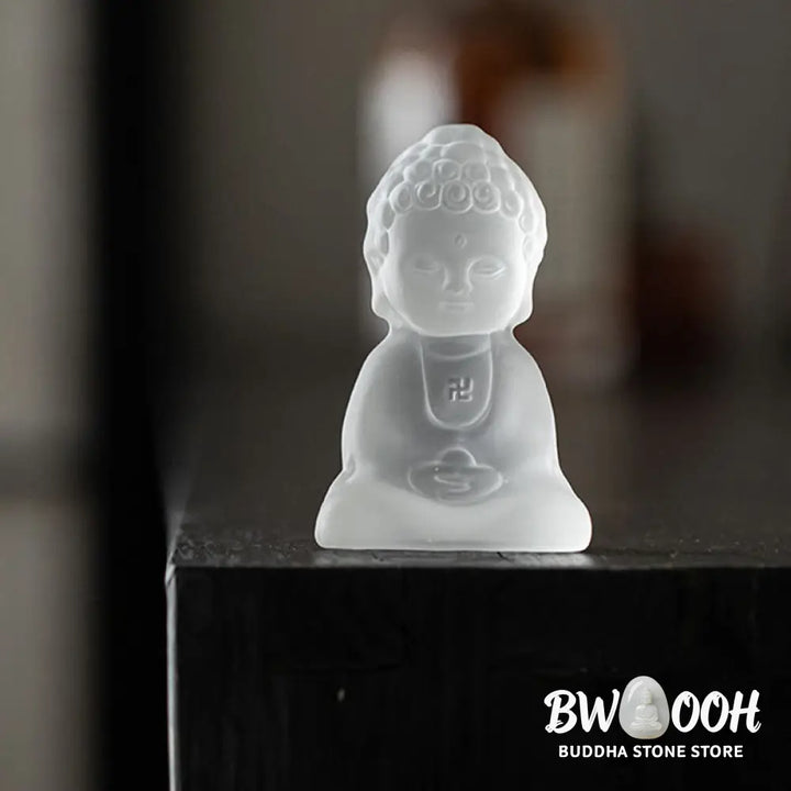 BWOOOH handcrafted Buddha statue - Mini Tathagata Buddha Liuli Serenit