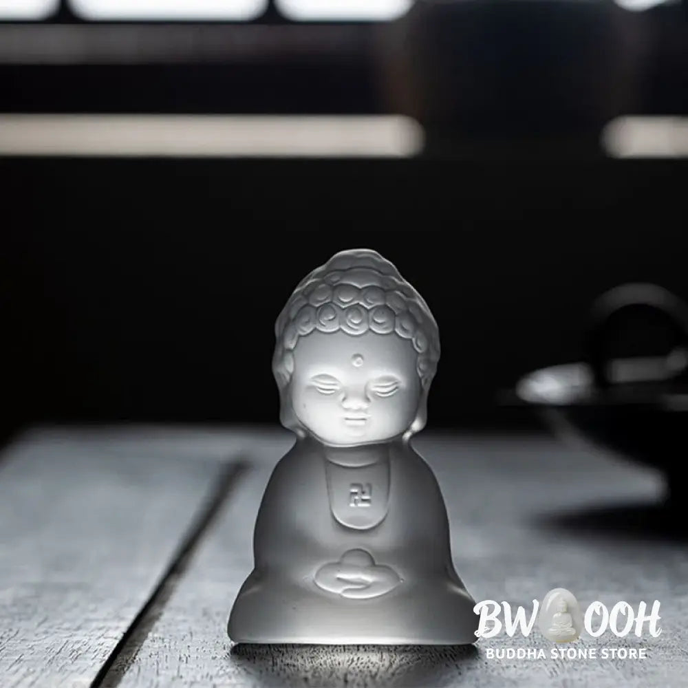 BWOOOH handcrafted Buddha statue - Mini Tathagata Buddha Liuli Serenit