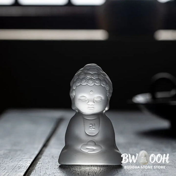 BWOOOH handcrafted Buddha statue - Mini Tathagata Buddha Liuli Serenit