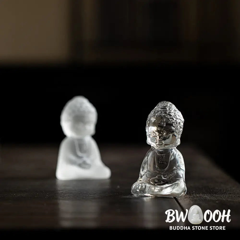 BWOOOH handcrafted Buddha statue - Mini Tathagata Buddha Liuli Serenit