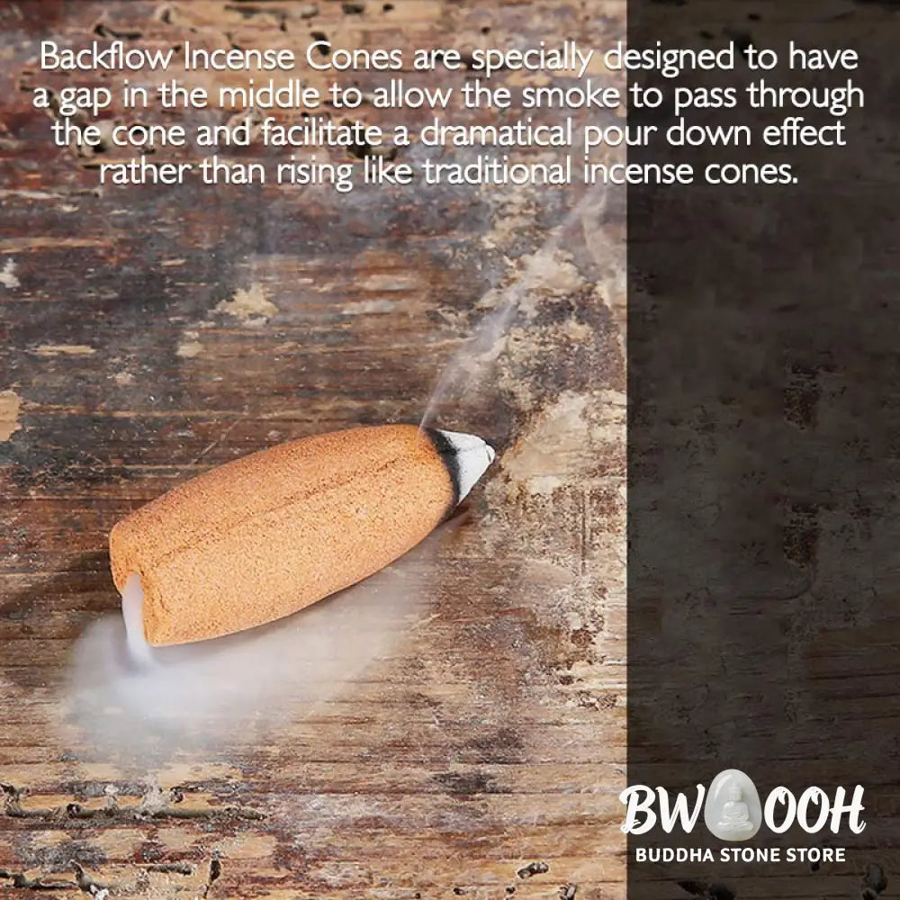 BWOOOH Mixed Aroma Backflow Incense 50 Cones Pack - Incense