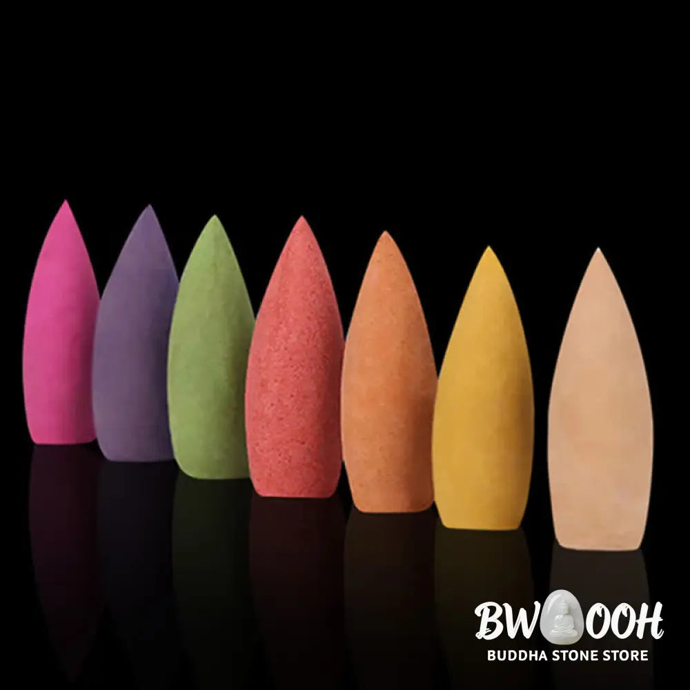 BWOOOH Mixed Floral Aroma Sandalwood Backflow Incense 50 Cones Pack - Incense