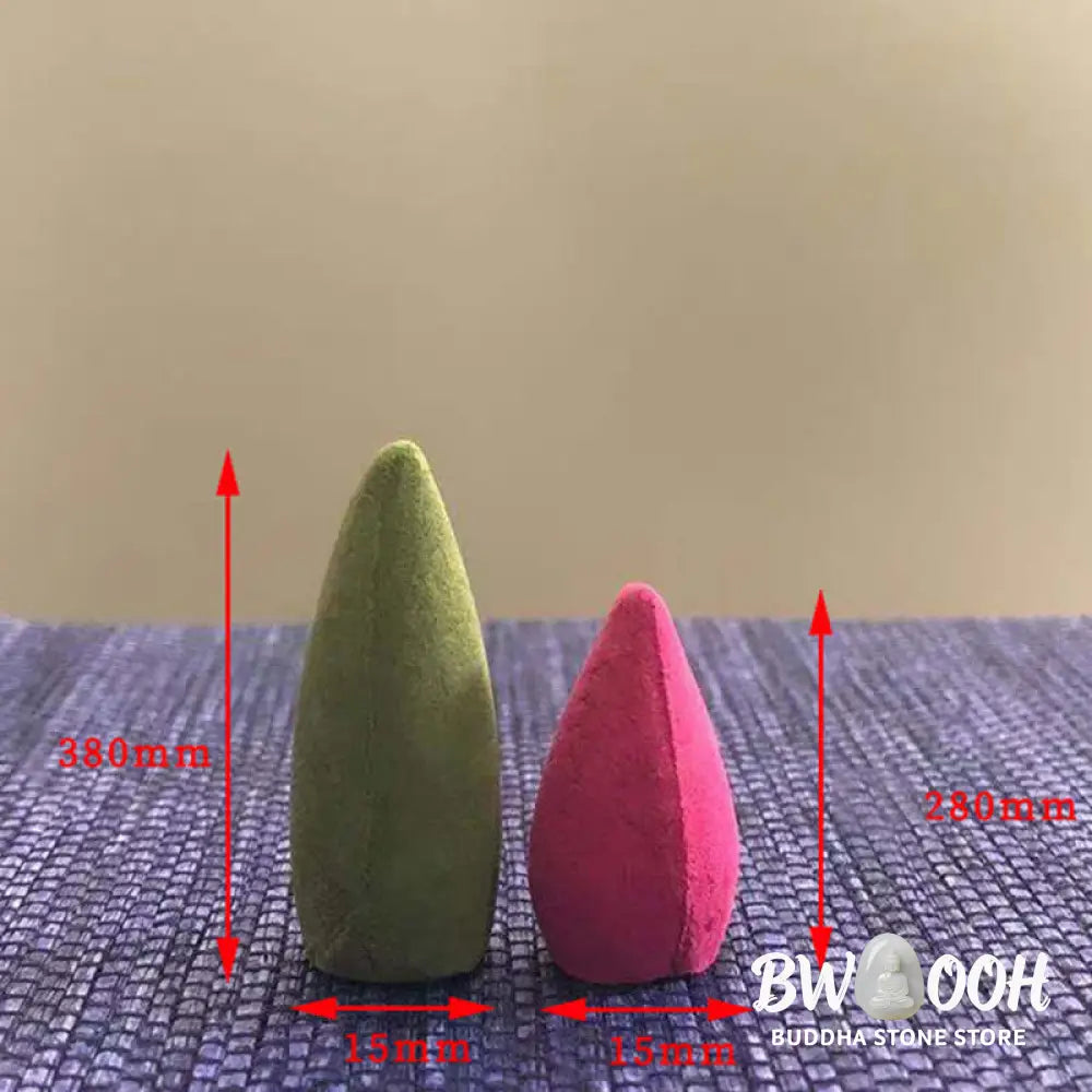 BWOOOH Mixed Floral Aroma Sandalwood Backflow Incense 50 Cones Pack - Incense