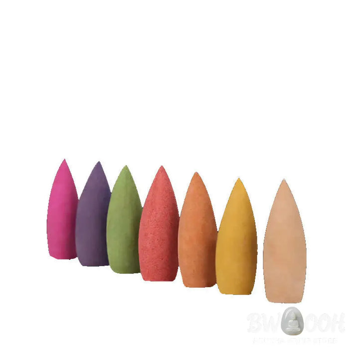 BWOOOH Mixed Floral Aroma Sandalwood Backflow Incense 50 Cones Pack - Incense