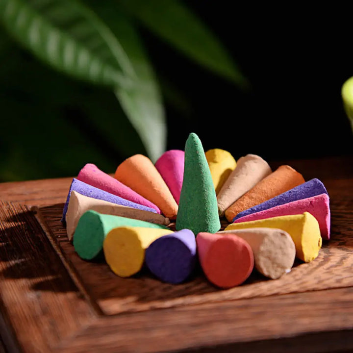 BWOOOH Mixed Scented Tower Incense Cones - 76 cones per pack (Random mix scents) - Incense