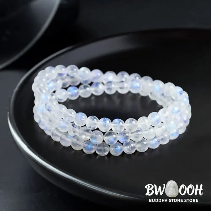 BWOOOH Moonstone Healing Positive Bracelet - Moonstone - Bracelet Mala
