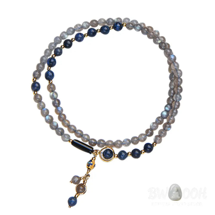 BWOOOH Moonstone Lazurite Calm Healing Positive Bracelet | natural stone spiritual bracelet for healing and mindful living