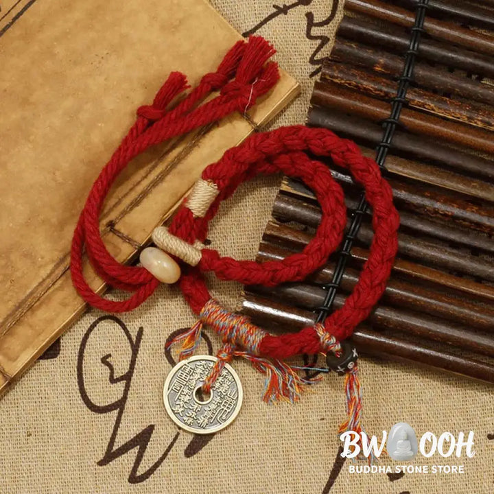 Buddha Stones Mountain Ghosts Spend Money Ward Off Evil Spirits Handmade Bracelet - BWOOOH - Bracelet