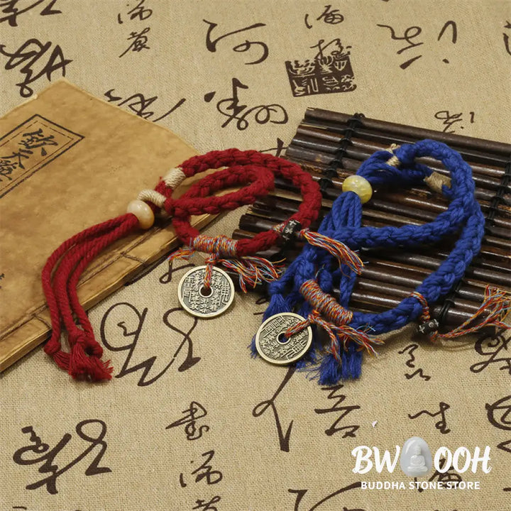 Buddha Stones Mountain Ghosts Spend Money Ward Off Evil Spirits Handmade Bracelet - BWOOOH - Bracelet