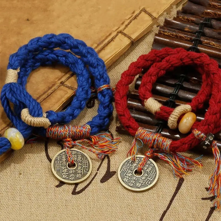 BWOOOH Mountain Ghosts Spend Money Ward Off Evil Spirits Handmade Bracelet - BWOOOH - Bracelet