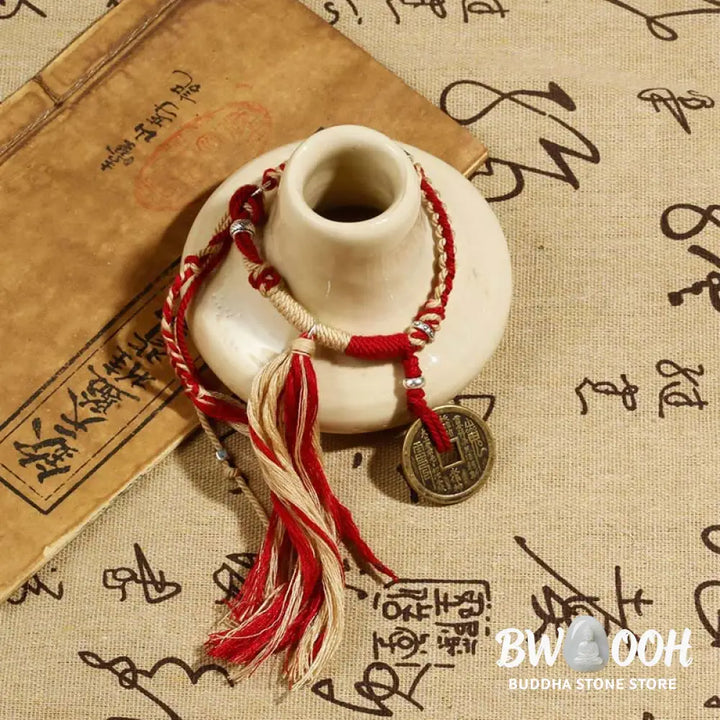 Buddha Stones Mountain Ghosts Spend Money Wealth Prosperity Handmade Braided Bracelet - BWOOOH - Bracelet