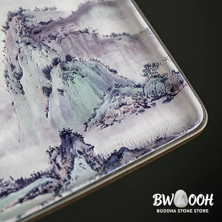 BWOOOH ceramic incense burner - Mountain Lake Flower Leaf Healing C