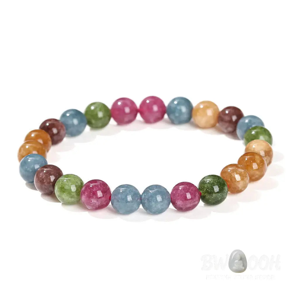 Buddha Stones Multicolor Tourmaline Positive Bracelet - BWOOOH - Bracelet