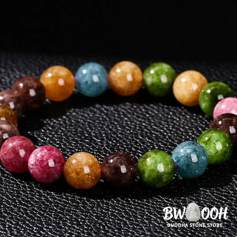 Buddha Stones Multicolor Tourmaline Positive Bracelet - BWOOOH - Bracelet