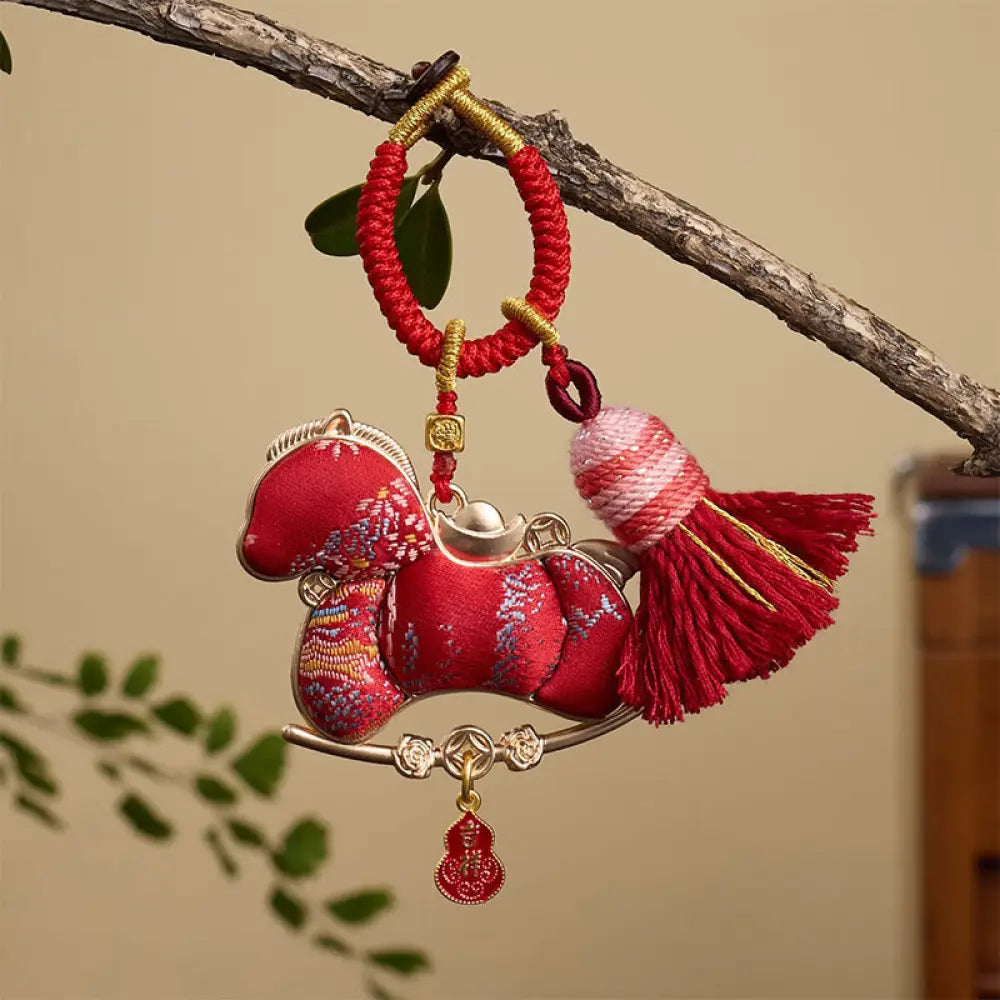 BWOOOH Multicolored Year Of The Horse Gourd Ingot Design 