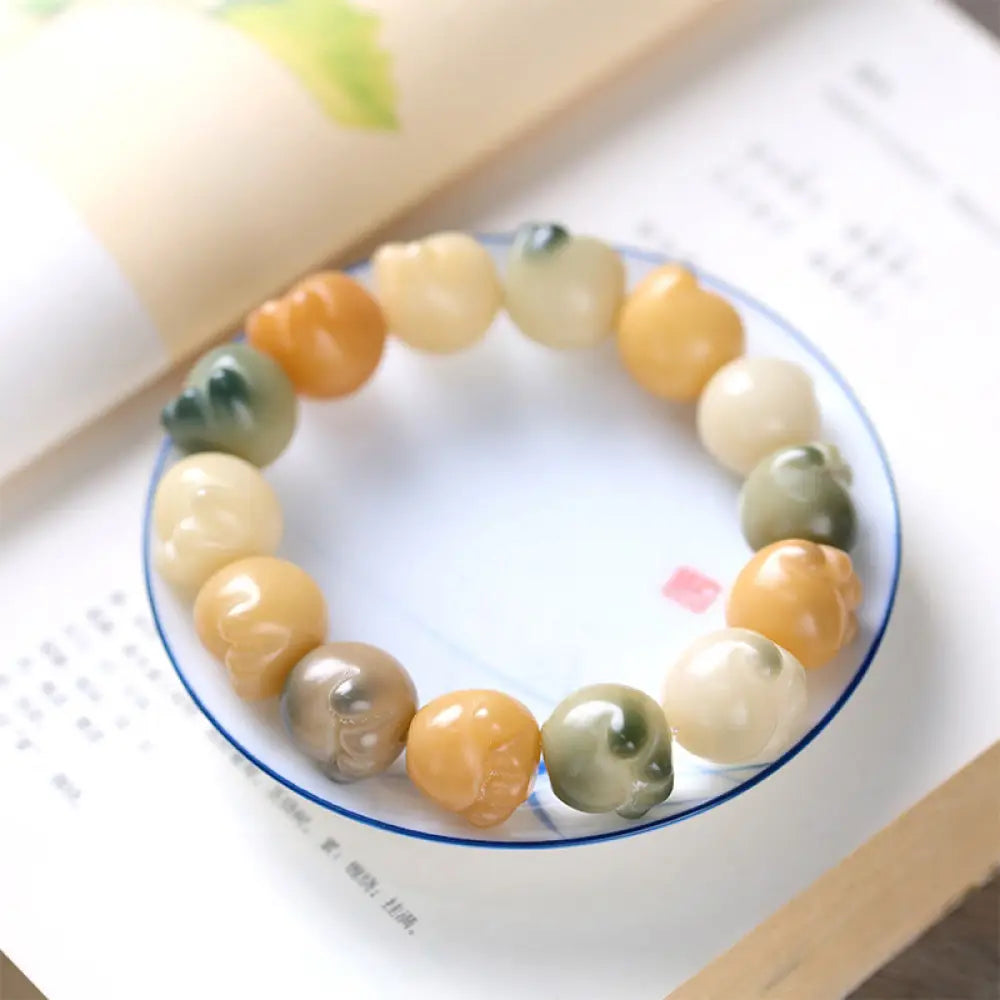 BWOOOH Multilayered Bodhi Seed Cute Cat Paw Calm Harmony Bracelet - BWOOOH - Bodhi Seed(Auspiciousness♥Luck)