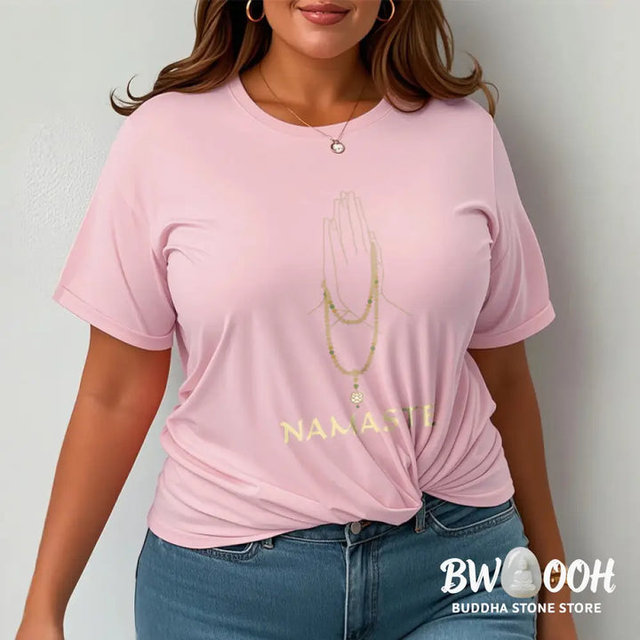 Buddha Stones NAMASTE Tee T-shirt - T-Shirts