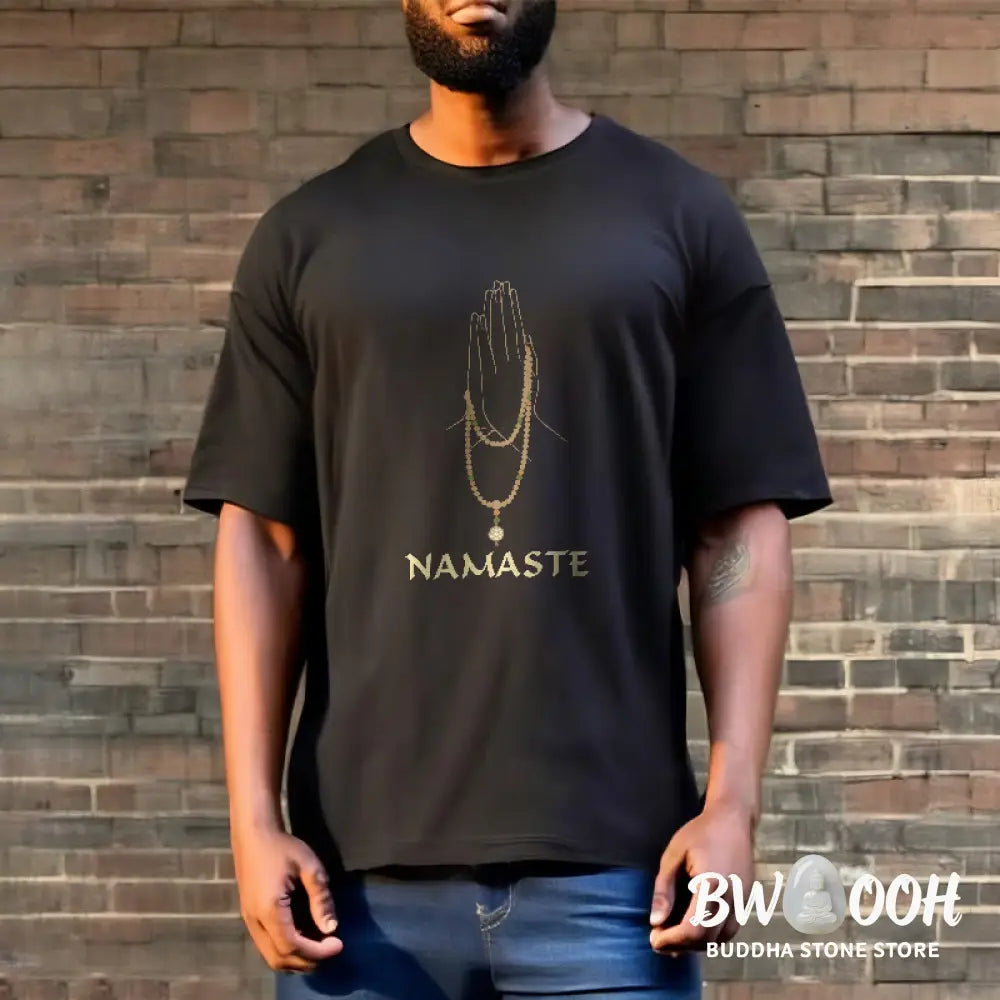 Buddha Stones NAMASTE Tee T-shirt - T-Shirts