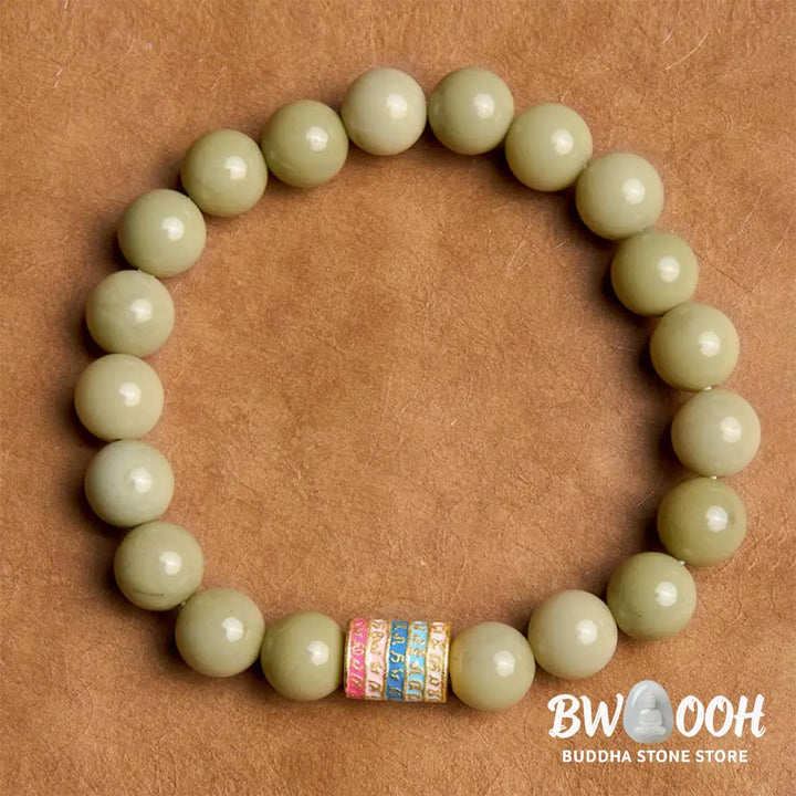 Buddha Stones Natural Alashan Agate Encourage Bracelet - BWOOOH - Alashan Agate(Wrist Circumference: 14-17cm) - Bracelet