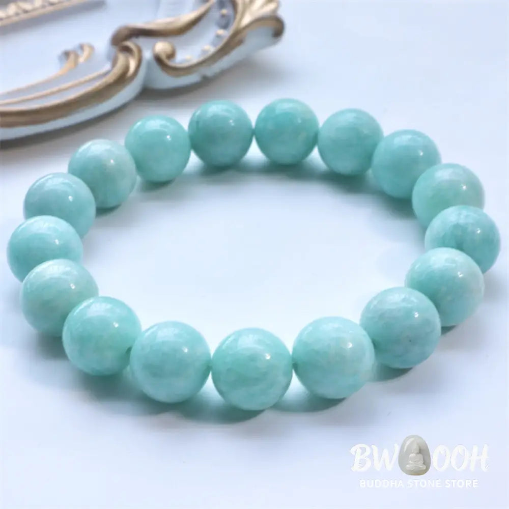 Buddha Stones Natural Amazonite Beads Healing Confidence Bracelet - BWOOOH - Bracelet
