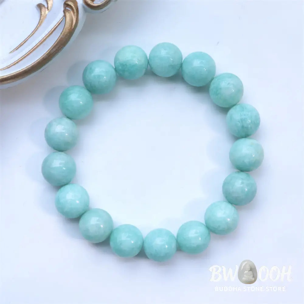 Buddha Stones Natural Amazonite Beads Healing Confidence Bracelet - BWOOOH - Bracelet