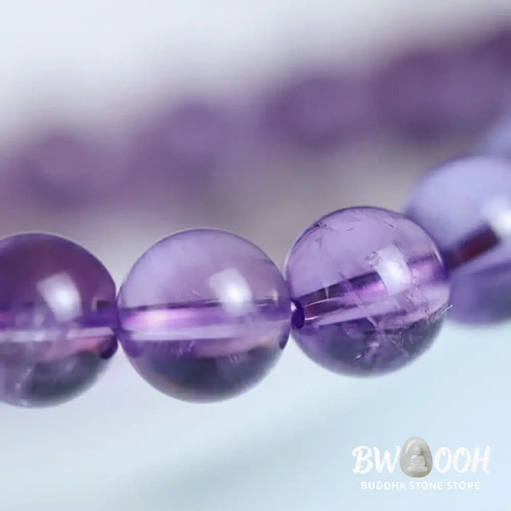 Buddha Stones Natural Amethyst Crystal Hetian Jade Healing Charm Bracelet - BWOOOH - Amethyst (Spiritual Awareness ♥