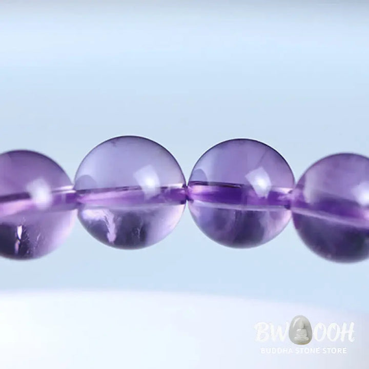 Buddha Stones Natural Amethyst Crystal Hetian Jade Healing Charm Bracelet - BWOOOH - Amethyst (Spiritual Awareness ♥
