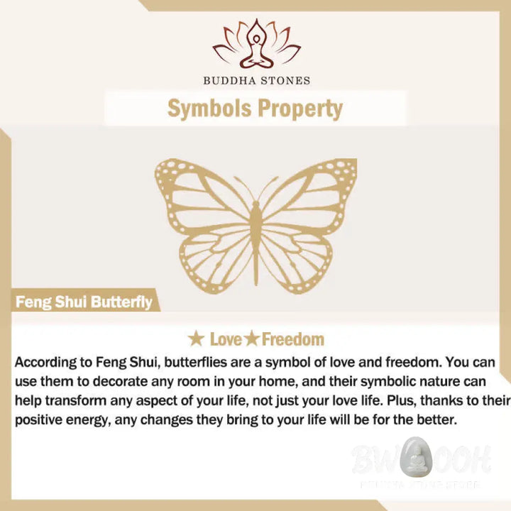 Buddha Stones Natural Amethyst Pearl Crystal Spiritual Healing Butterfly Charm Bracelet - BWOOOH - Amethyst(Wrist