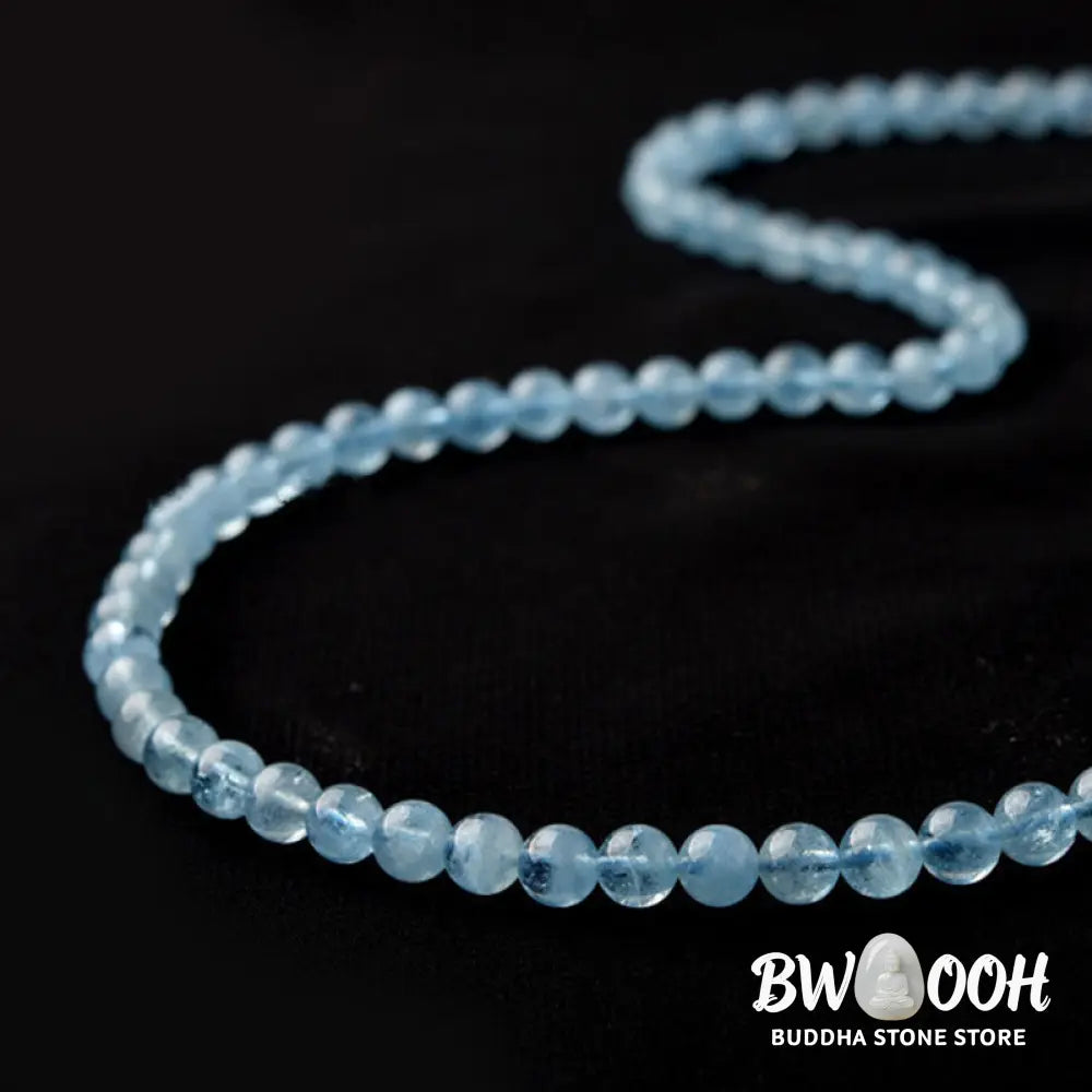 BWOOOH Natural Aquamarine Peace Healing Bracelet | natural stone spiritual bracelet for healing and mindful living