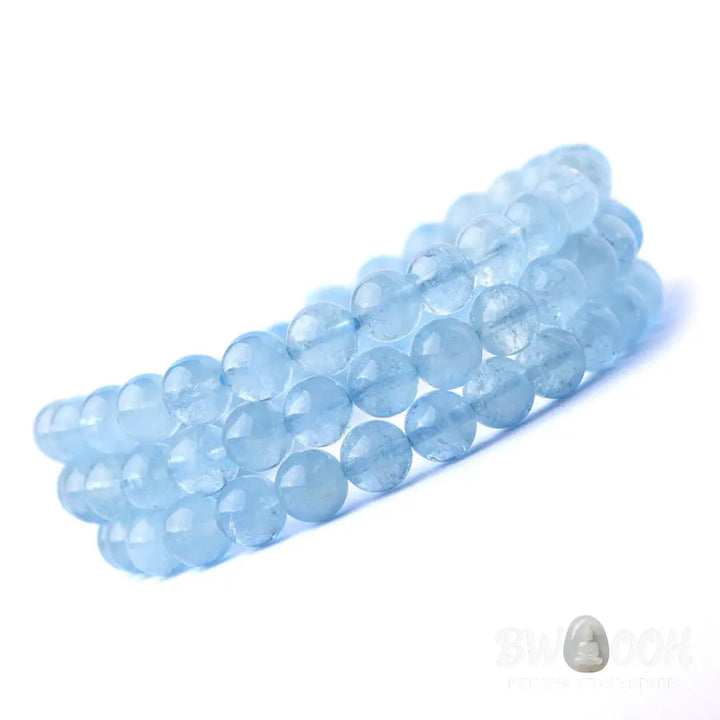BWOOOH Natural Aquamarine Peace Healing Bracelet | natural stone spiritual bracelet for healing and mindful living