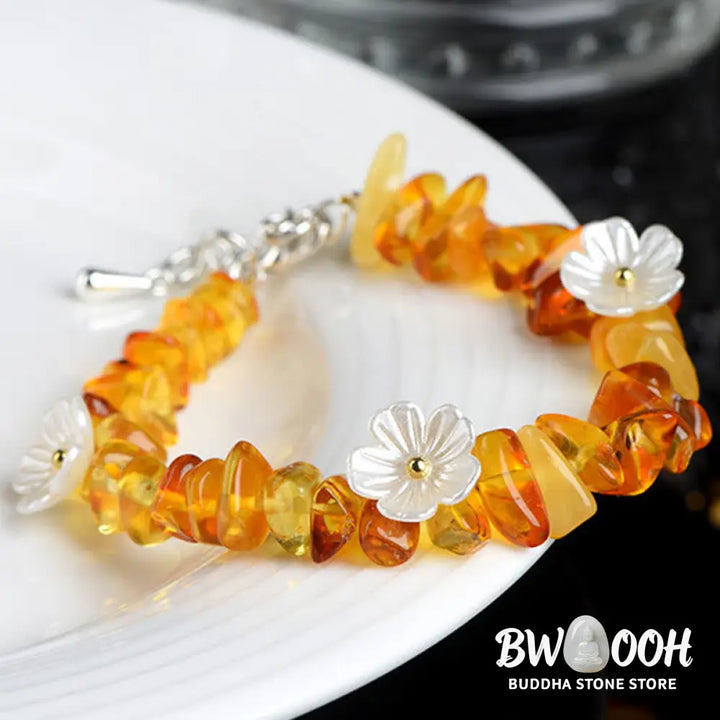 Buddha Stones Natural Aquamarine Peridot Strawberry Quartz Various Crystals Serenity Bracelet - Bracelet