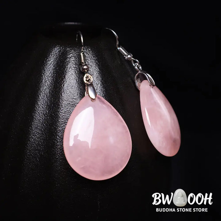 Buddha Stones Natural Aventurine Dangle Healing Drop Earrings - Earrings