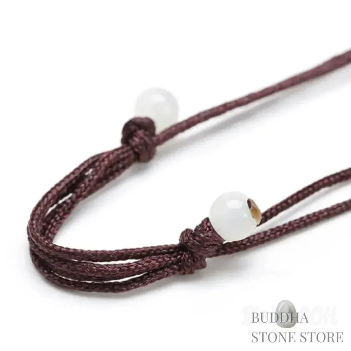 BWOOOH Natural Black Tourmaline Positive Rope Necklace Pendant, elongated raw stone, hand-crafted, spiritual purification, positive energy, 45cm rope, master-crafted. - View 4