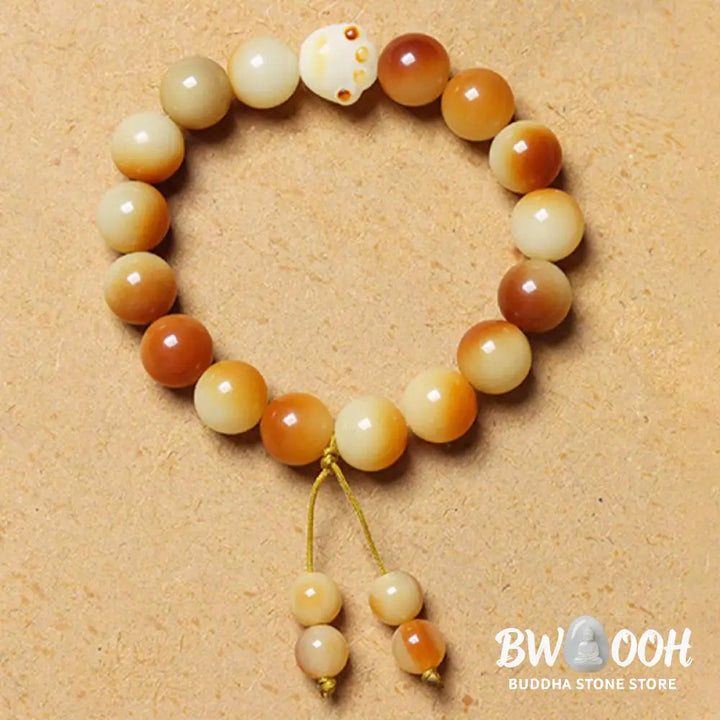 Buddha Stones Natural Bodhi Seed Lovely Paw Claw Peace Wisdom Bracelet - BWOOOH - Bodhi Seed(Wisdom♥Wake Up)(Wrist