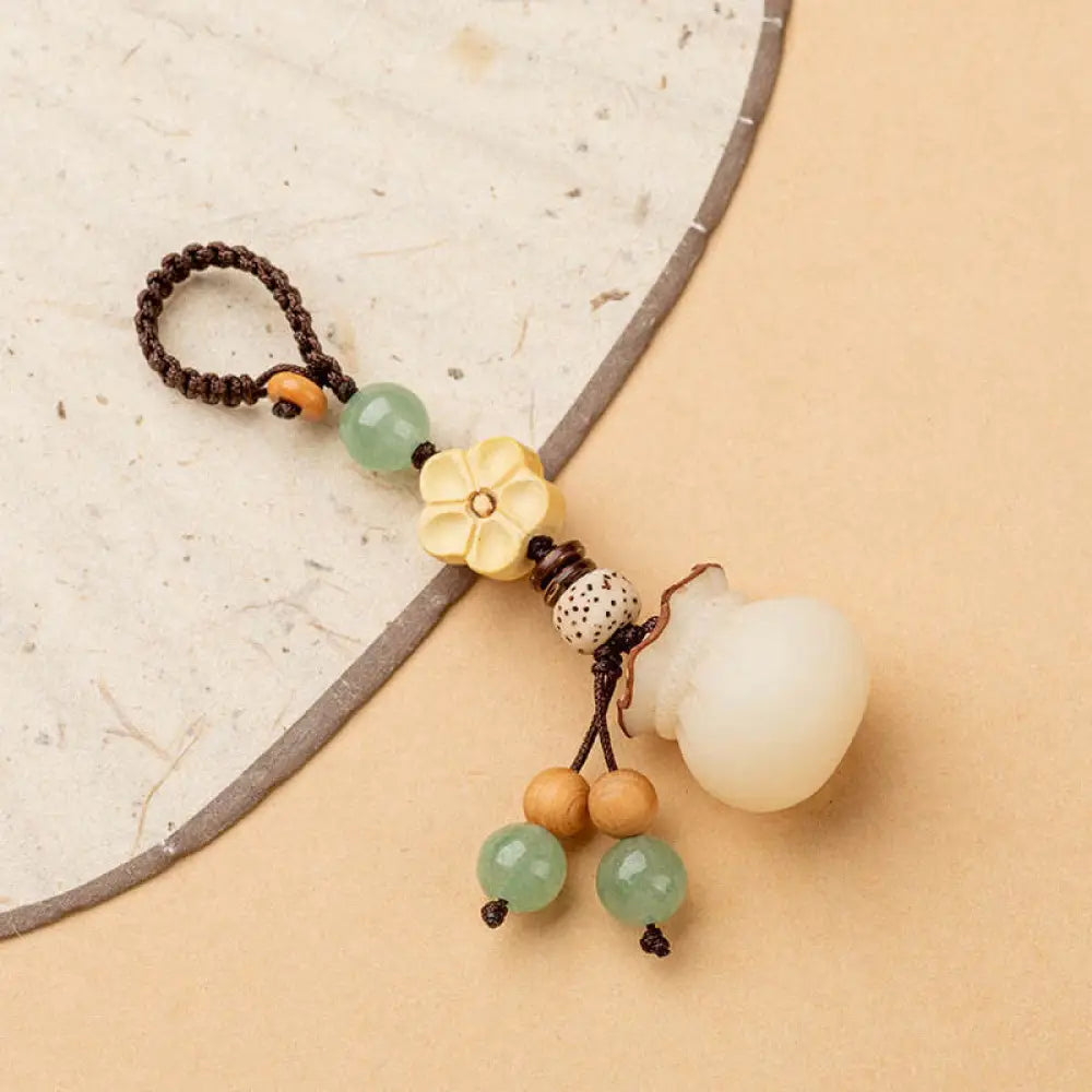 BWOOOH Natural Bodhi Seed Money Bag Flower Blessing Prosp