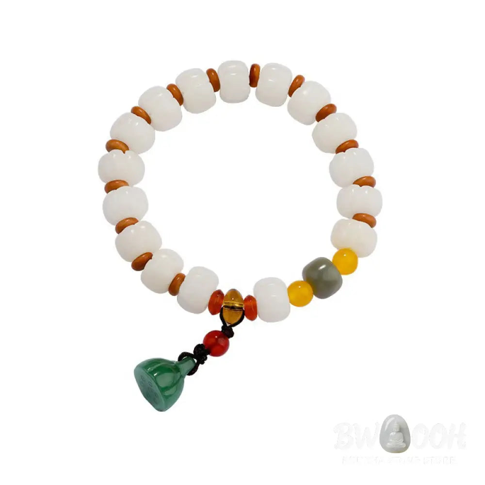 Buddha Stones Natural Bodhi Seed Red Agate Bodhi Calm Harmony Engraved Pumpkin Bead Lotus Bracelet - BWOOOH - Bodhi