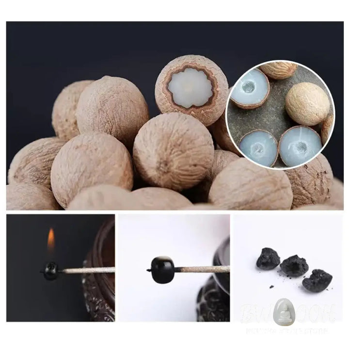 Buddha Stones Natural Bodhi Seed Red Agate Bodhi Calm Harmony Engraved Pumpkin Bead Lotus Bracelet - BWOOOH - Bodhi